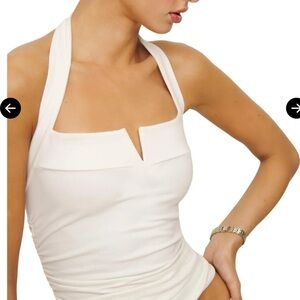 Reformation Arwen Knit Top